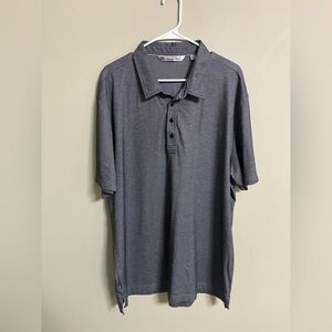 Travis Mathew Men's Gray Polo Shirt